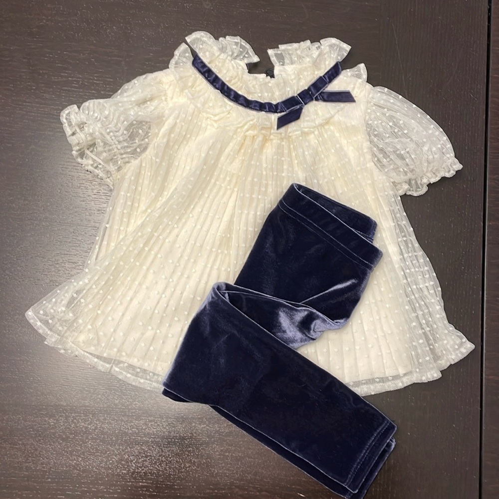 Janie and Jack Holiday Outfit - 2T